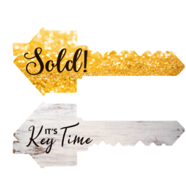 Key prop sign  (double-sided)