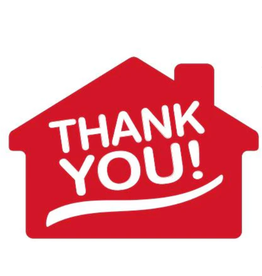 THANK YOU! and I LOVE REFERRALS stickers