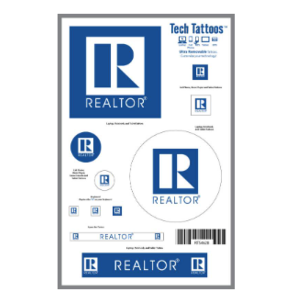 R Logo Sticker Decal Sheets