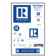 R Logo Sticker Decal Sheets