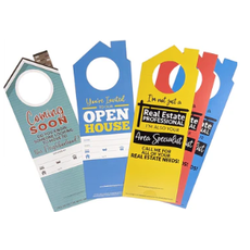 Marketing Door Hangers 25/pk Area Specialist or Coming Soon/Open House