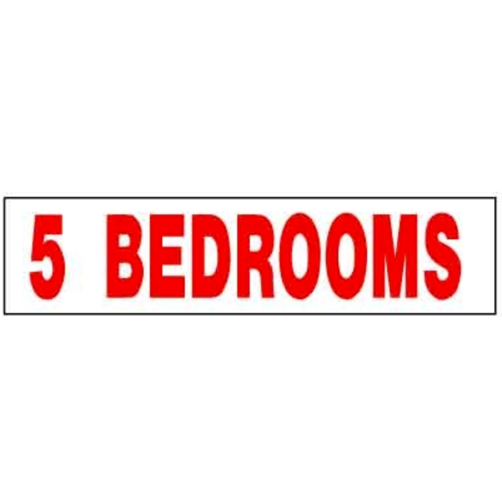 5 BEDROOMS