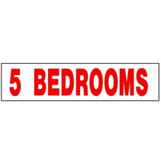 5 BEDROOMS