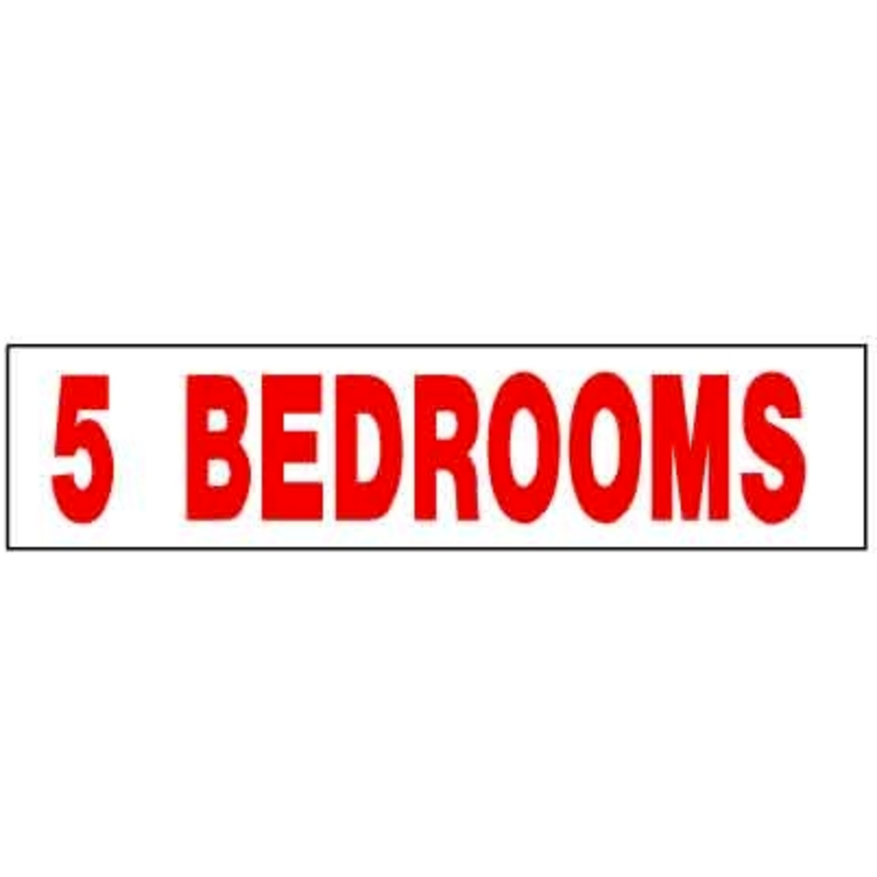 5 BEDROOMS