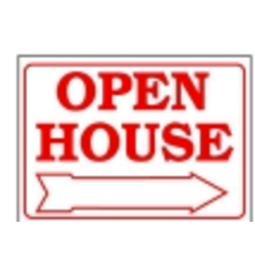 Open House 24 x 18 Red or Blue