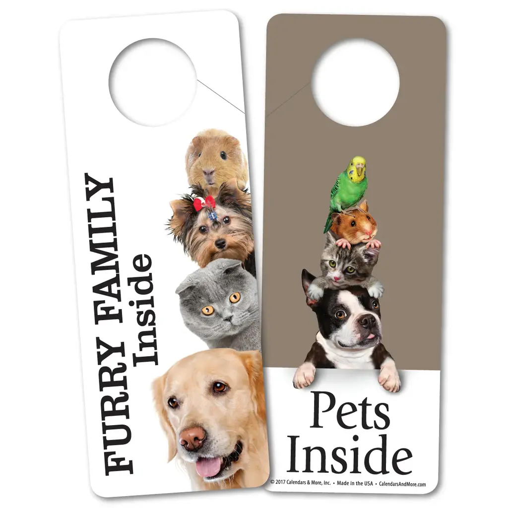 DOOR HANGERS pets, shoes lights, open house