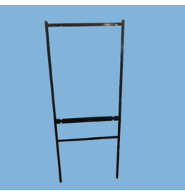 Metal sign frame 18" wide x 24"long with SINGLE rider