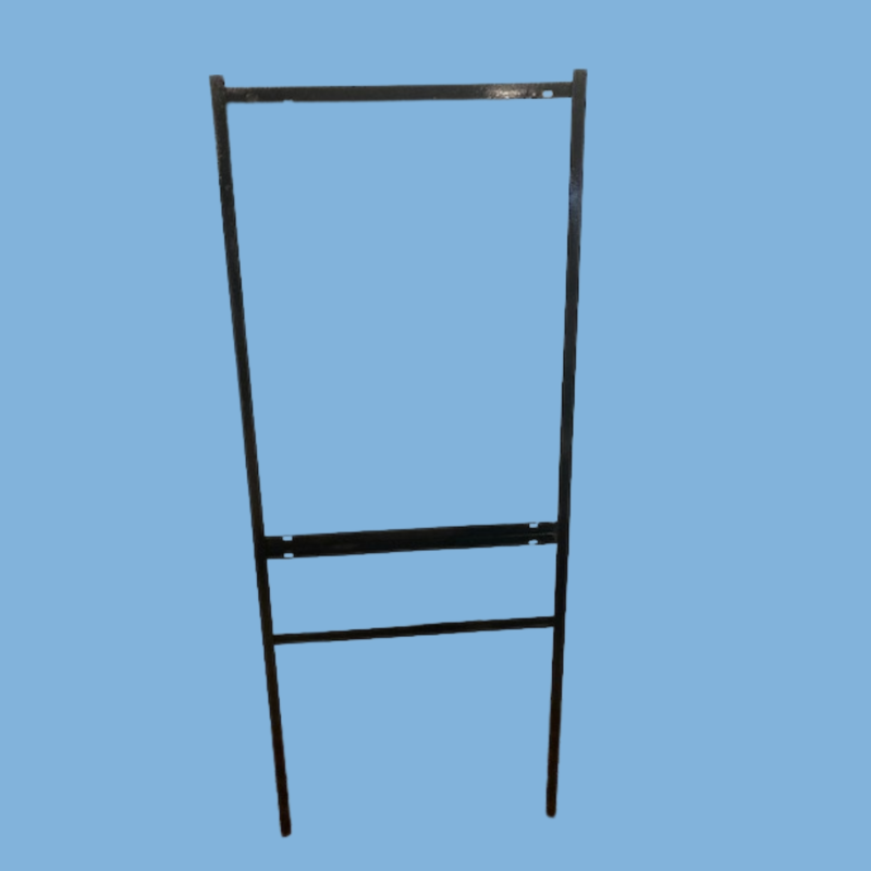 Metal sign frame 18" wide x 24"long with SINGLE rider