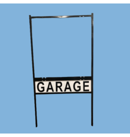 Metal Sign Frame 24" x 24" with SINGLE rider