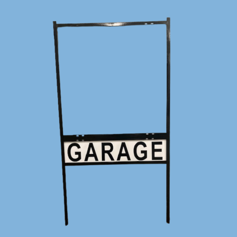 Metal Sign Frame 24" x 24" with SINGLE rider