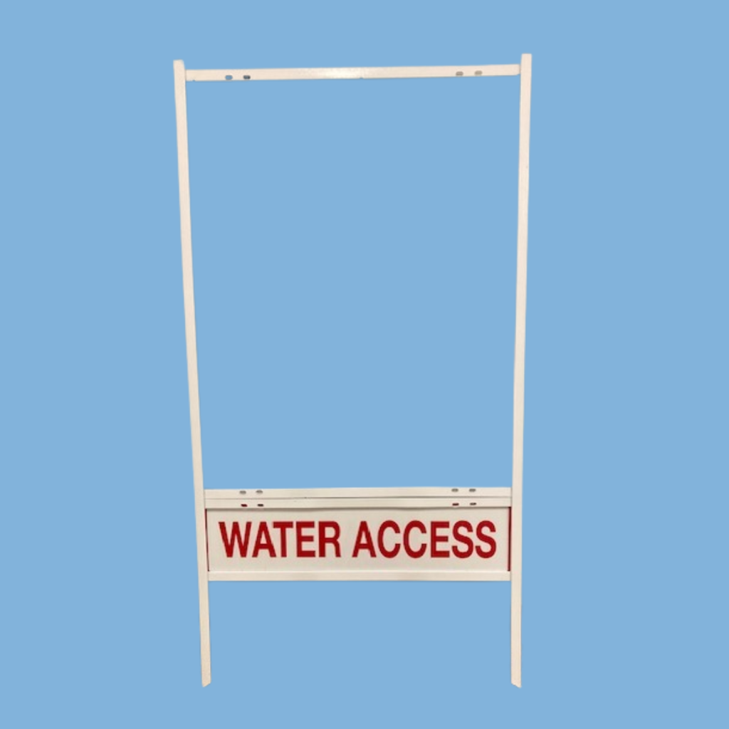 Metal Sign Frame 30" L x 24" wide with SINGLE Rider