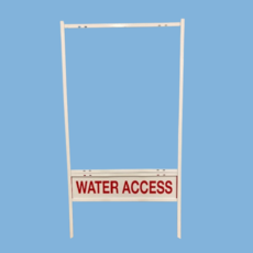 Metal Sign Frame 30" L x 24" wide with SINGLE Rider