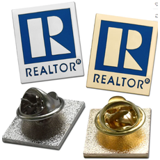 Clutch Pin-Realtor®  Gold & Silver Large