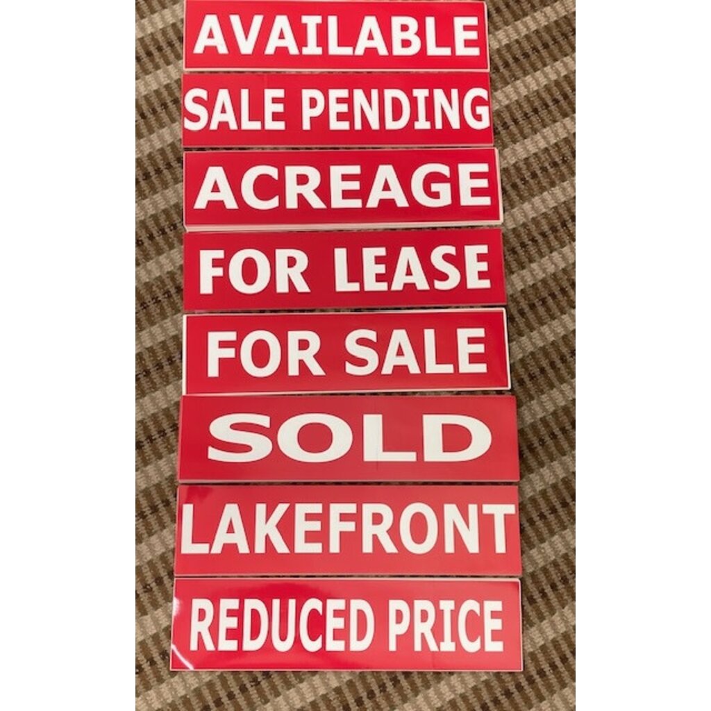 Stickers Assorted Sign