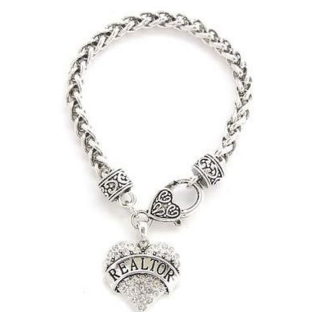Realtor® Silver Charm Bracelet