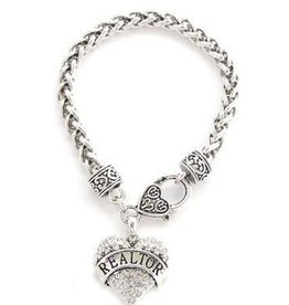 Realtor® Silver Charm Bracelet