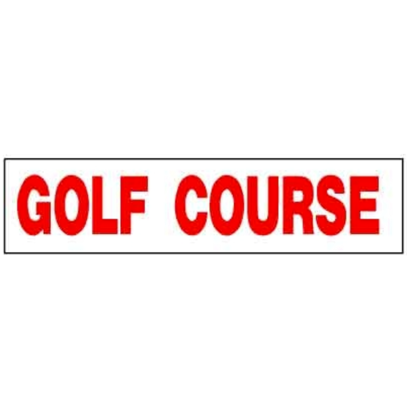 GOLF COURSE    6 x 24
