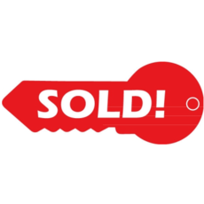 Key-shaped prop sign SOLD!  Large (one-sided)