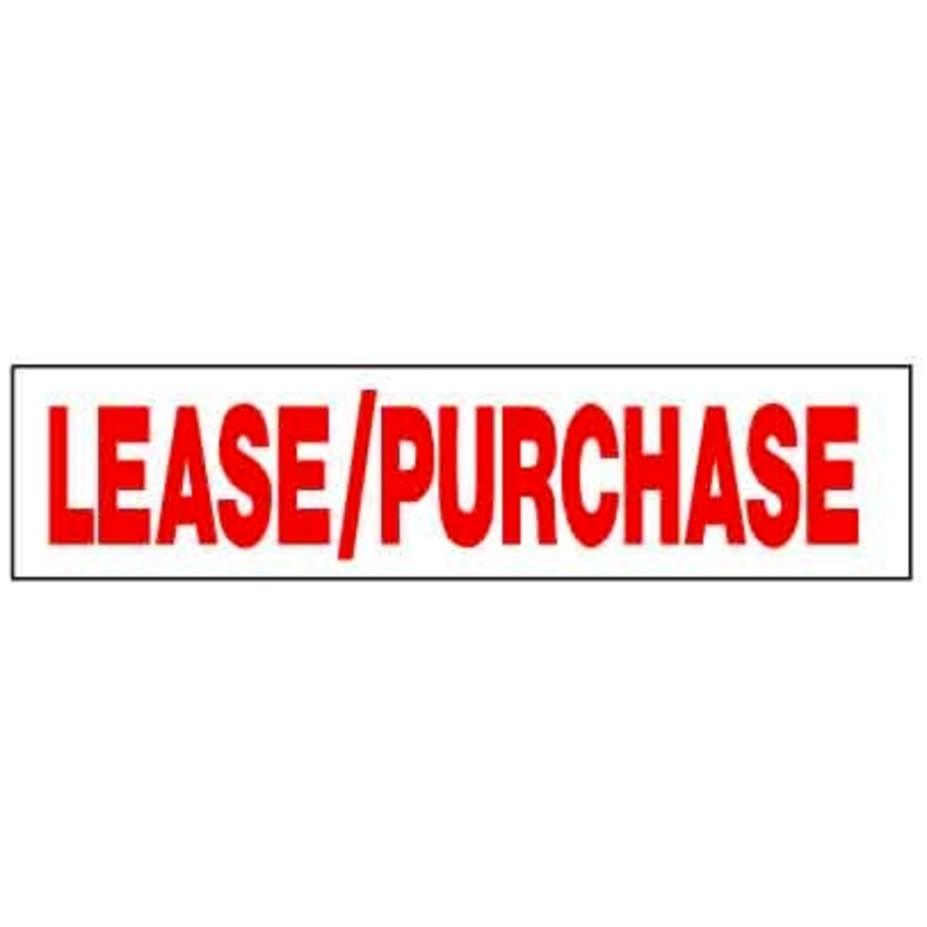 Lease/Purchase Lease Option 6 x 24