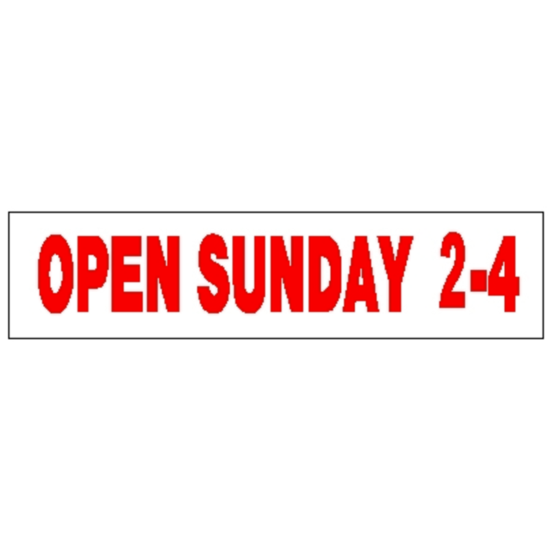 Open Sunday 2-4
