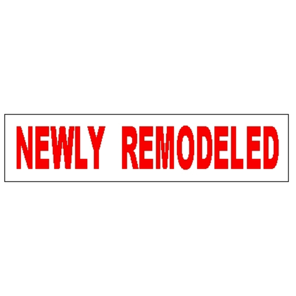 Remodeled  or Newly Remodeled 6 x 24