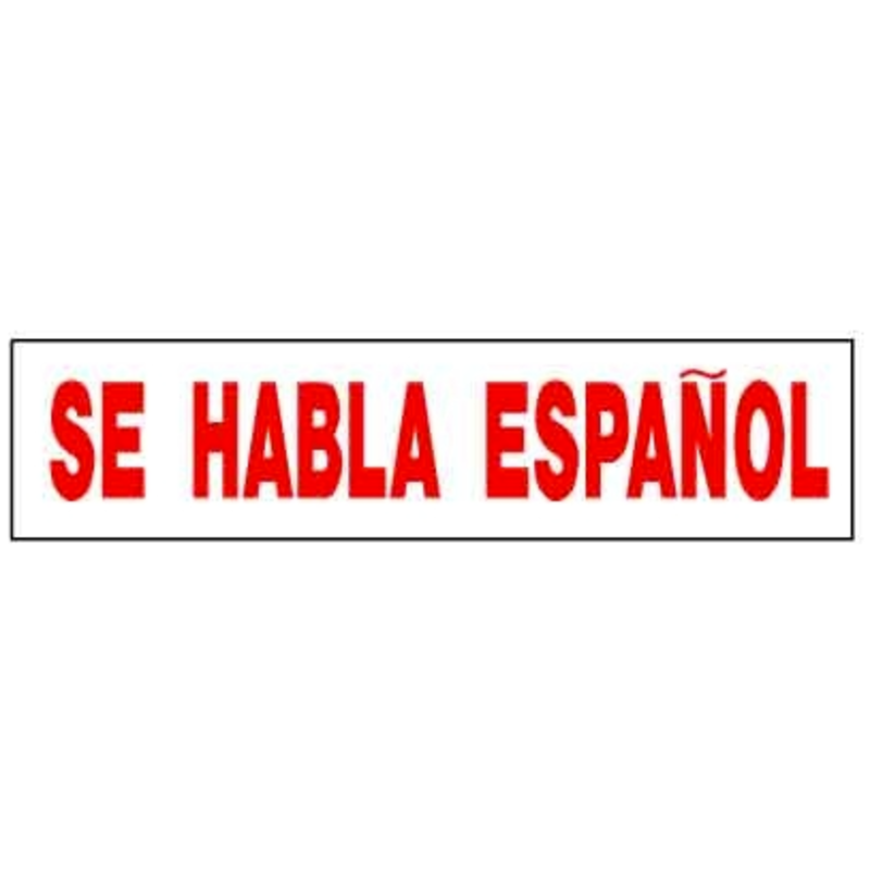 Se Habla Espanol 6 x 24