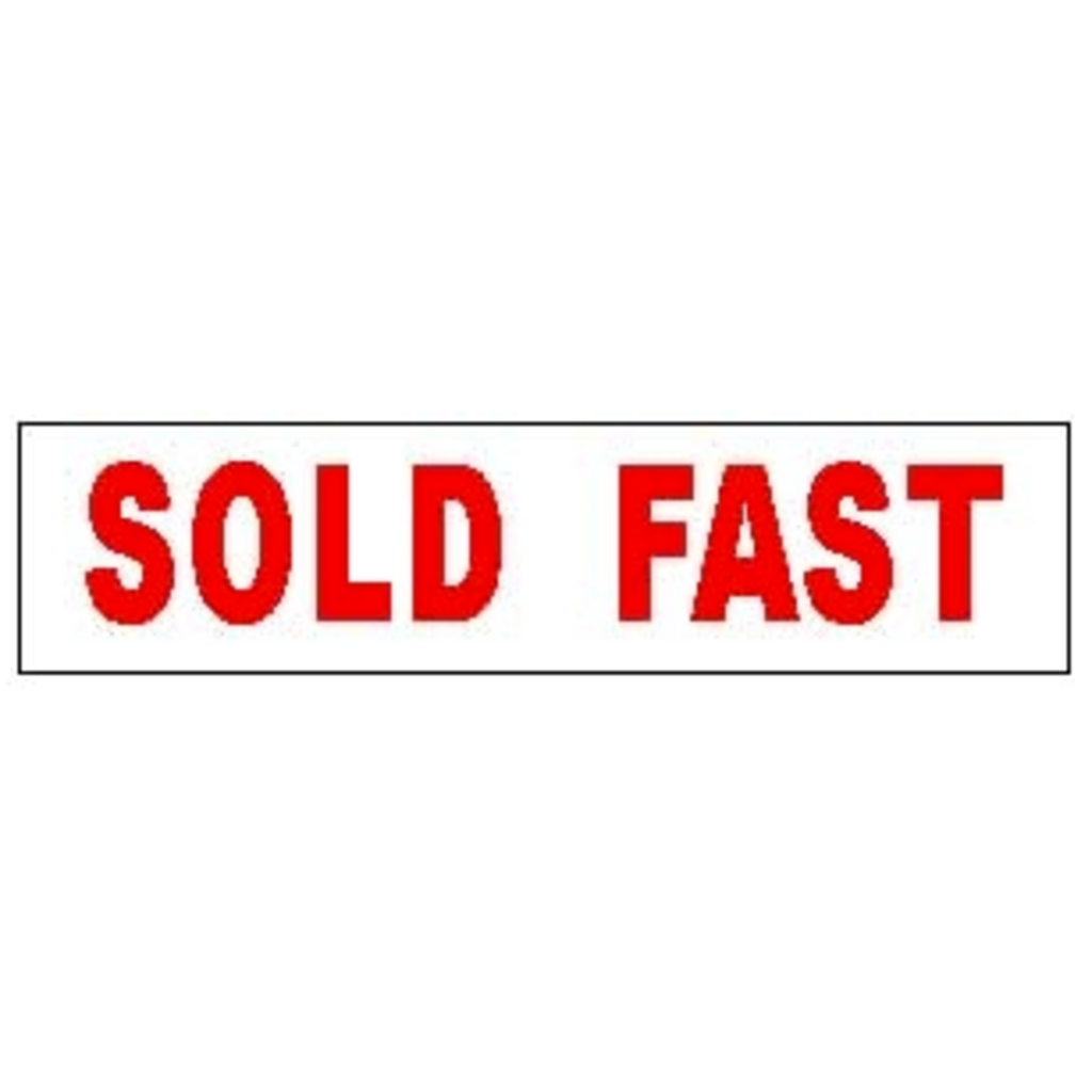Sold in __ Days/SOLD FAST   6 x 24