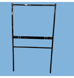 Metal Sign Frame 18" H X 24" W  with SINGLE rider