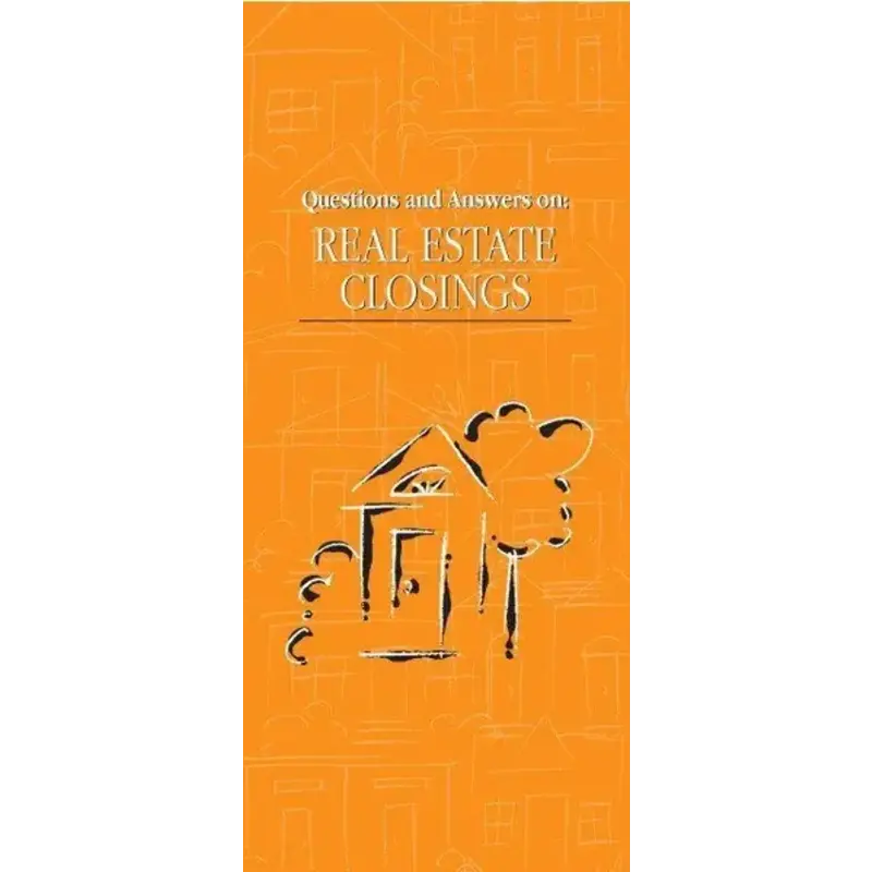 Real Estate Closings pamphlet