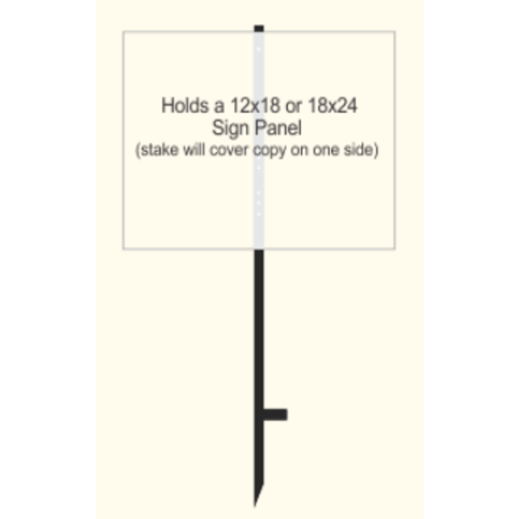 Metal stake  46" tall