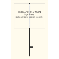 Metal stake  46" tall