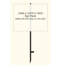 Metal stake  46" tall