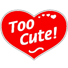 Heart-shaped signs