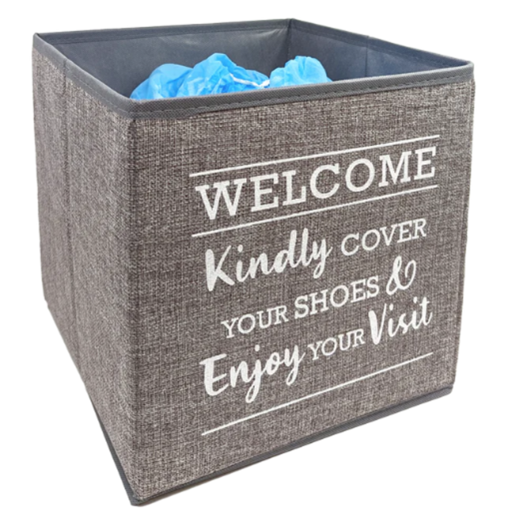 Shoe Cover Holder Linen Look