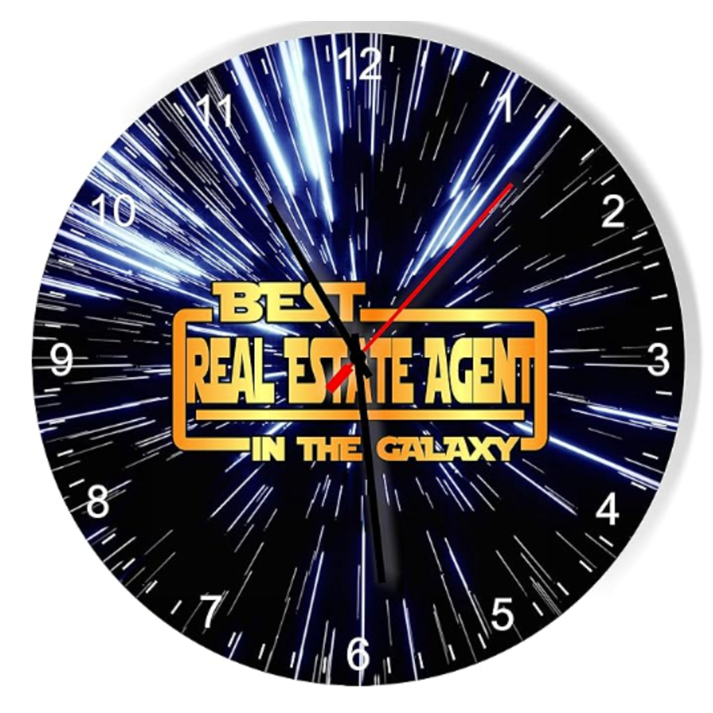 Realtor wall clock