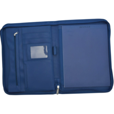 R/Logo Zipper Padfolio