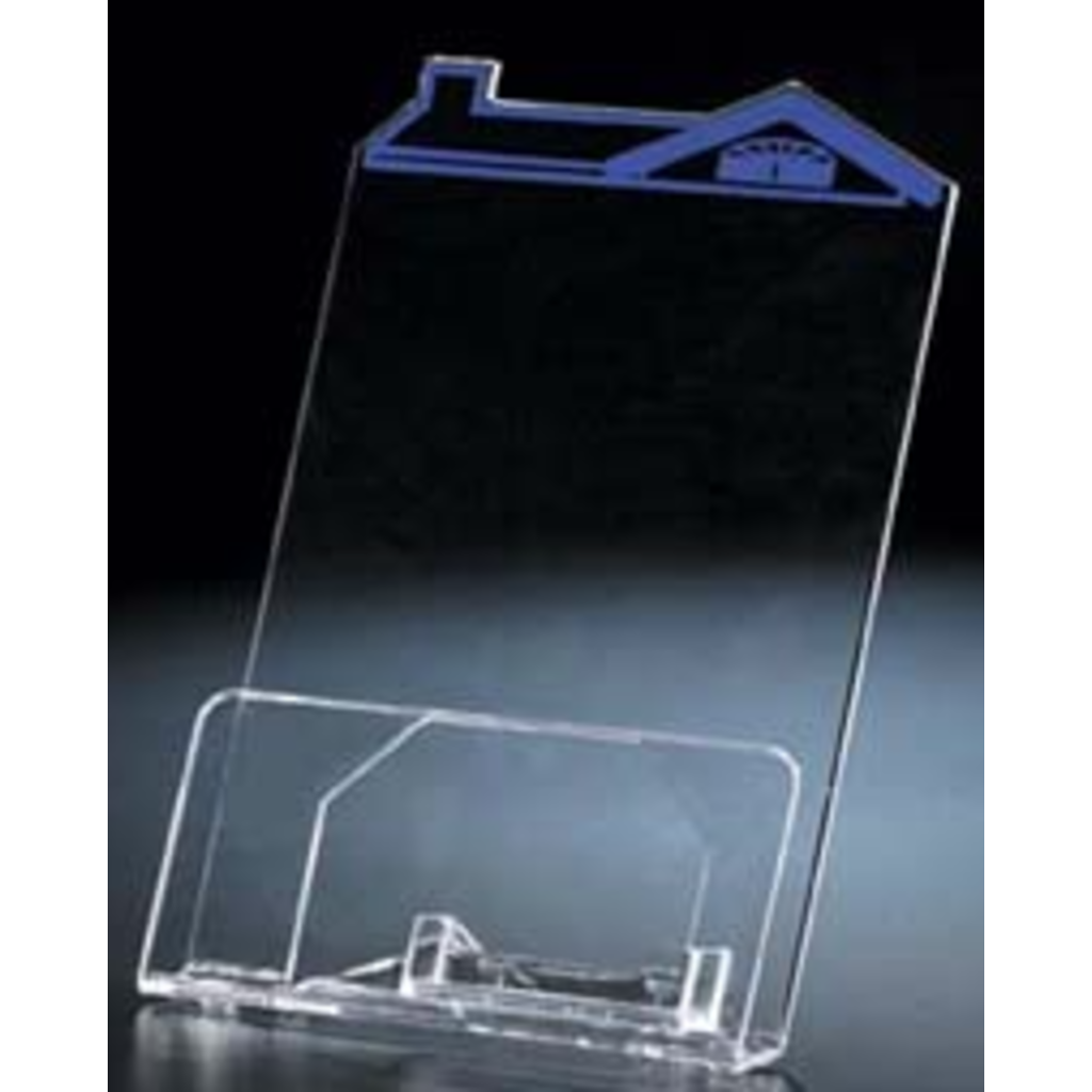 Brochure Stand ''House'' Shaped Roof