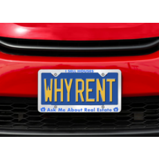 License Plate Frame -I SELL HOUSES
