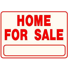 HOME FOR SALE 18" x 24" corrugated