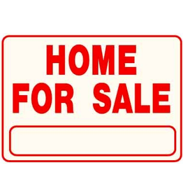 HOME FOR SALE 18" x 24" corrugated