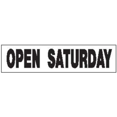 OPEN SATURDAY   6 x 24