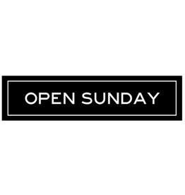 OPEN SUNDAY black 6 x 24 rider