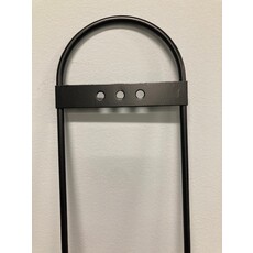 Black stand for brochure box