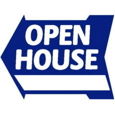 Open House di cut arrow (RED, BLUE or BLACK)