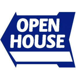 Open House di cut arrow (RED, BLUE or BLACK)