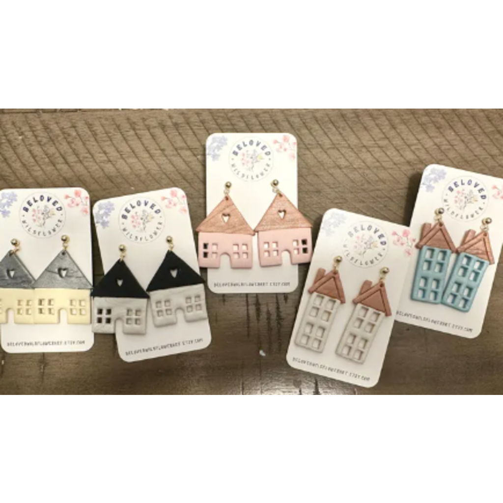 House-Shaped Earrings