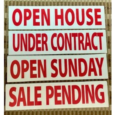 Stickers Assorted Sign