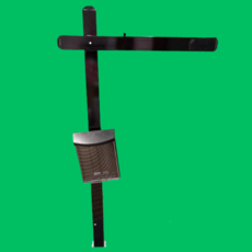 880 Black Aluminum Swing Post with 42" crossarm