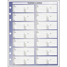 Planner Refill  8.5 X 11 PACK OF 25