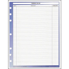 Planner Refill  8.5 X 11 PACK OF 25